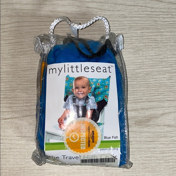 My Little Seat The Travel High Chair - Blue Fish - Picture 2 of 3